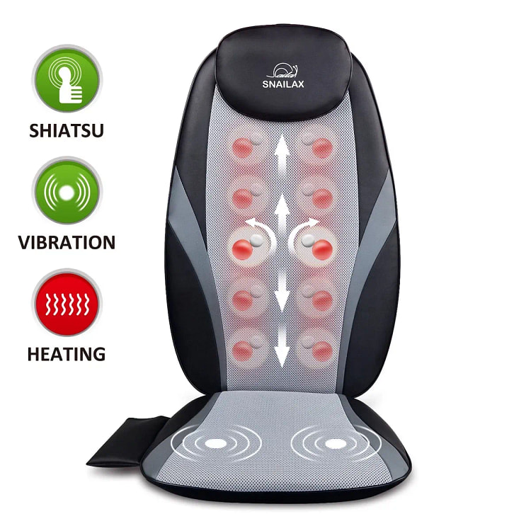 Snailax Shiatsu Back Massager w/ Heat 1 pack