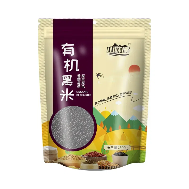 Organic black rice 500g*1 bag 500 g
