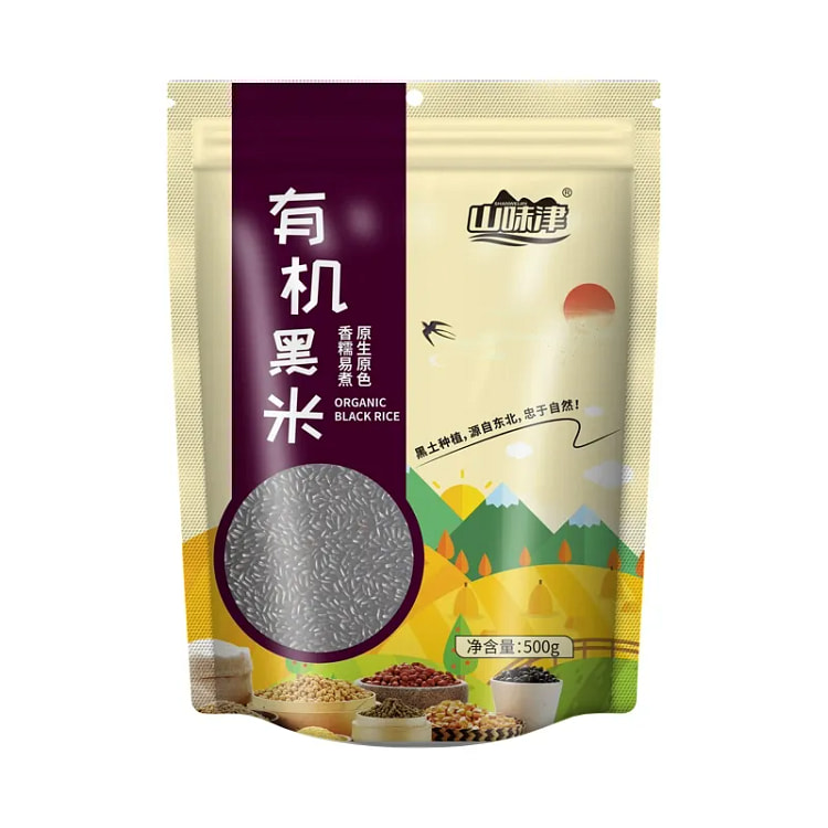Organic black rice 500g*1 bag 500 g