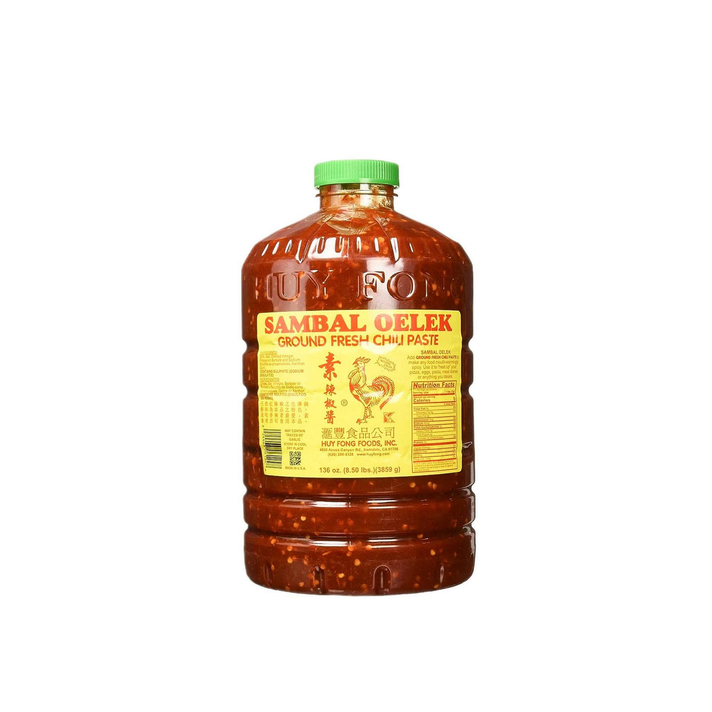 Huy Fong Sambal Oelek Ground Fresh Chili Paste 1 each