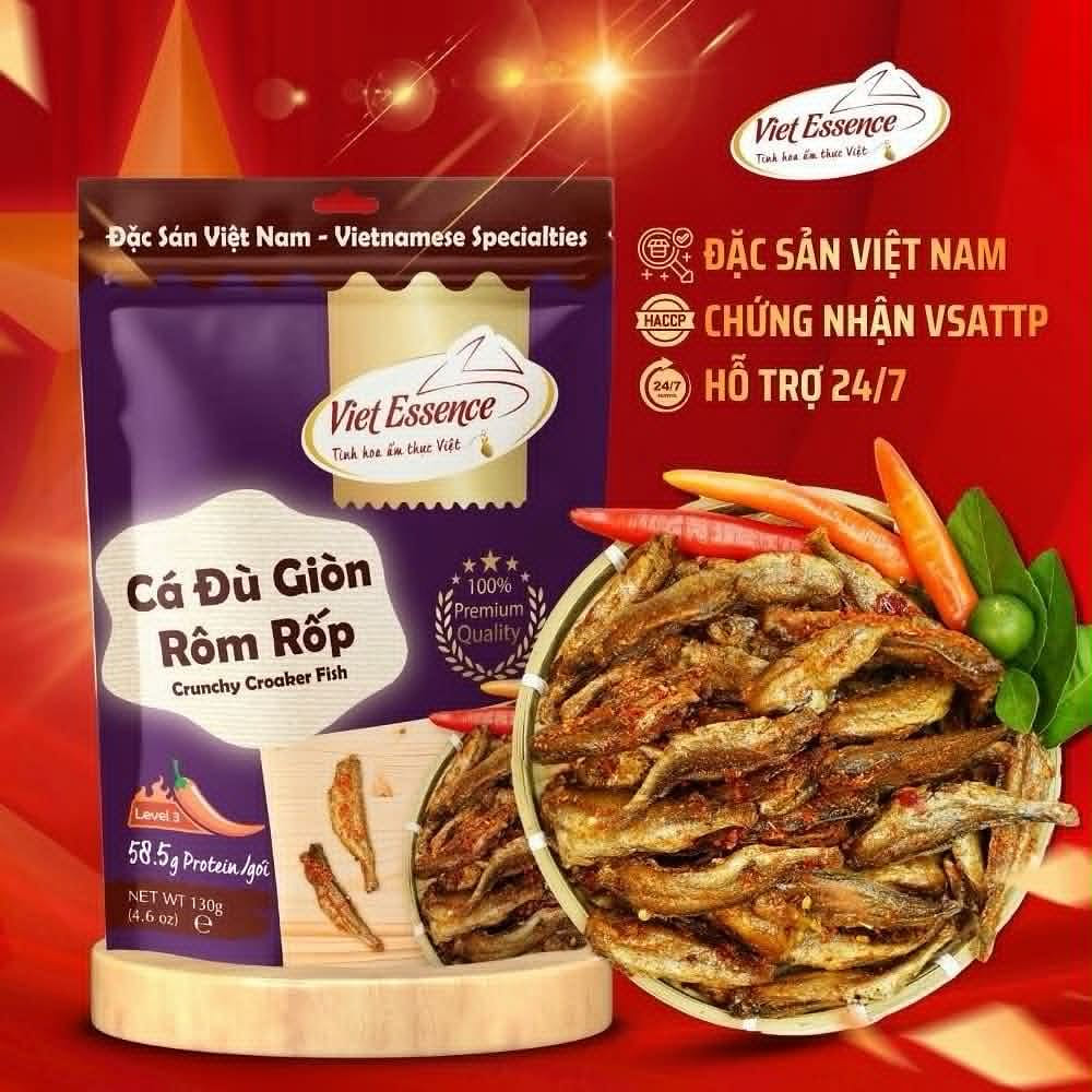 Crunchy Croaker Fish Seafood Snack 1 pack