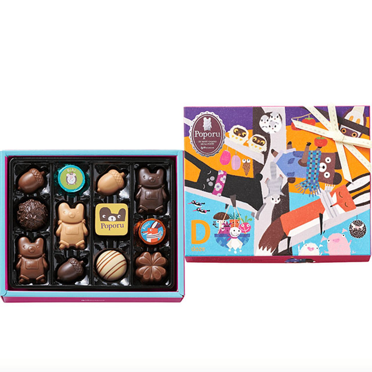 Poporu情人节限定巧克力 12枚 1 盒