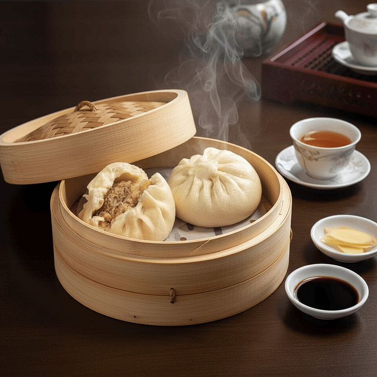 白菜猪肉包子 (2个) 1 份