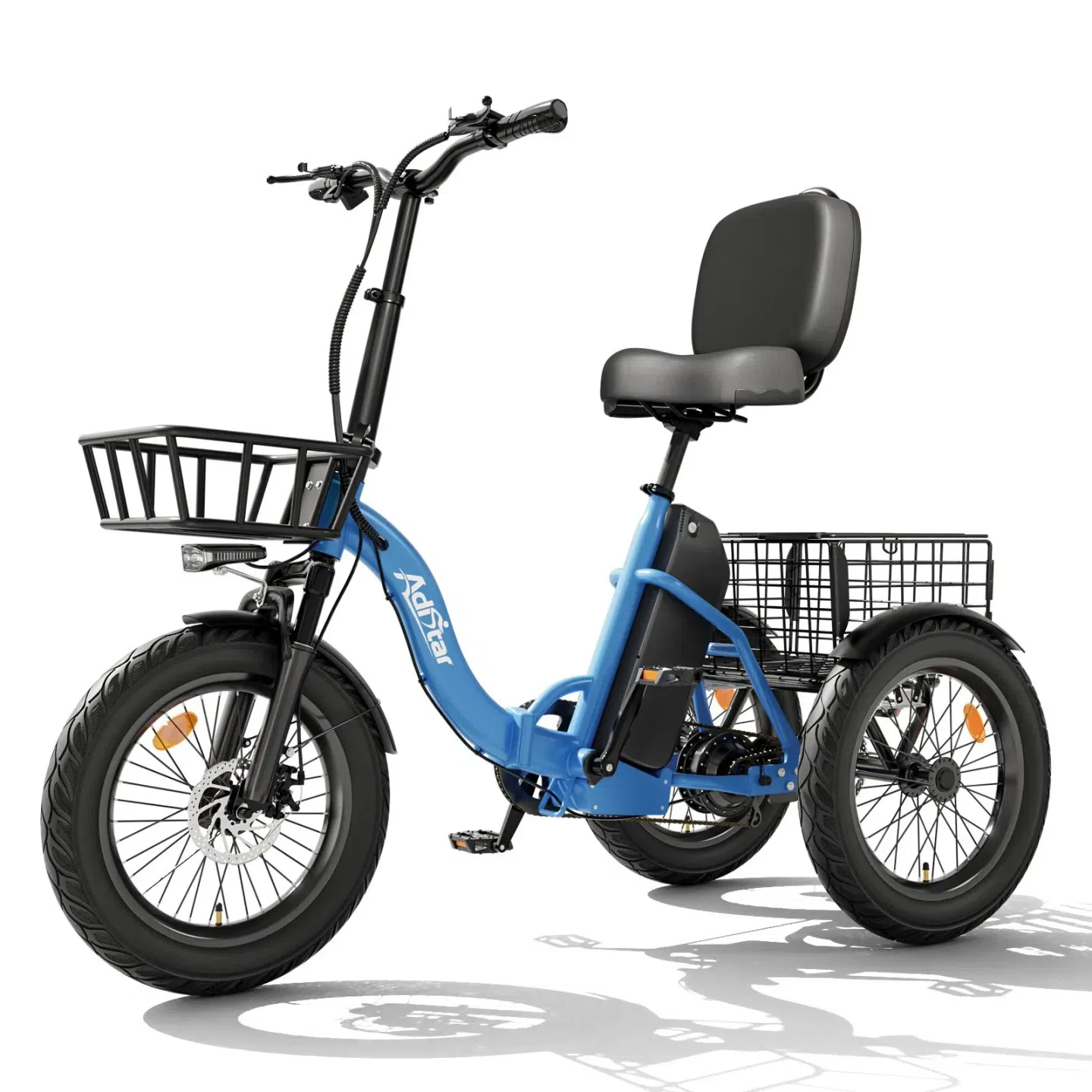 Electric Trike for Adults, 48V 15.6Ah 3 Wheel Elec 1 box