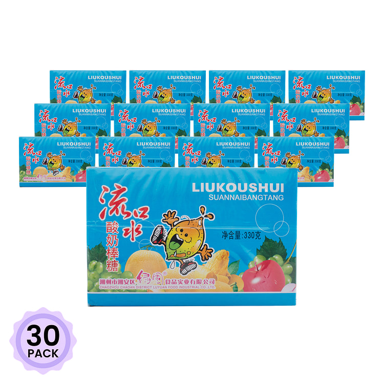 Lvyuan Liukoushui Yogurt Lollipop 330 g*30 pack