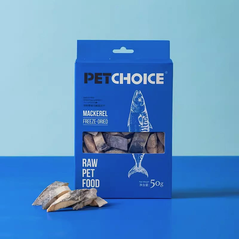 Pet Treats PetChoice Cat and Dog Treats – Freeze-Dried Mackerel 50 g