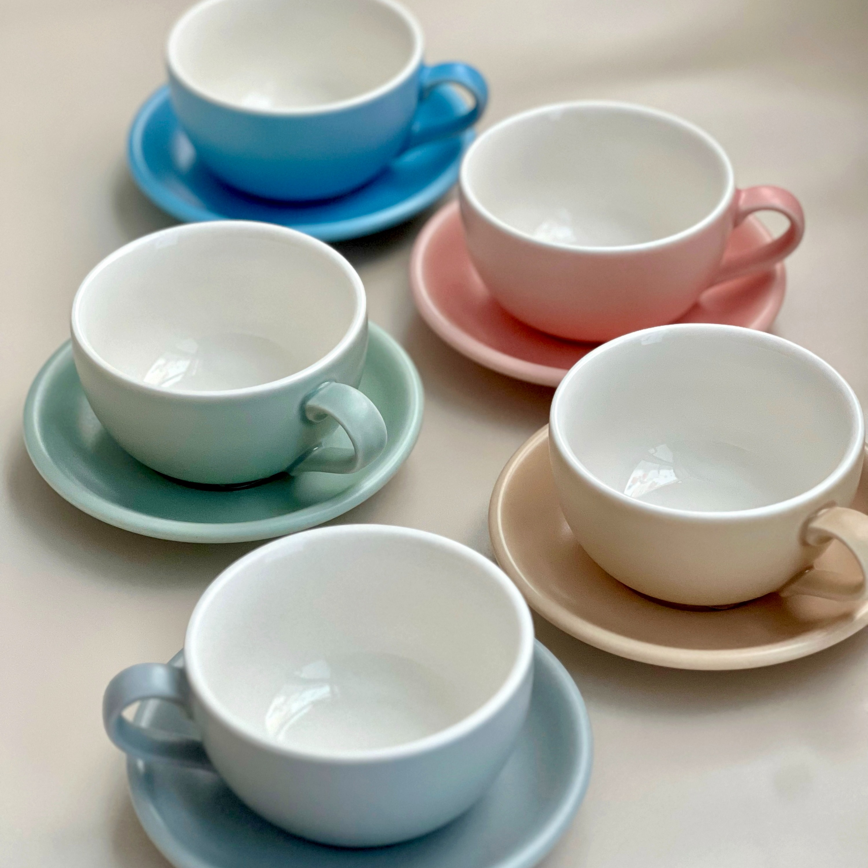 Get Japan Origami 8oz Latte Coffee Cup Saucer Set - forested beige (gift  box) Delivered | Weee! Asian Market