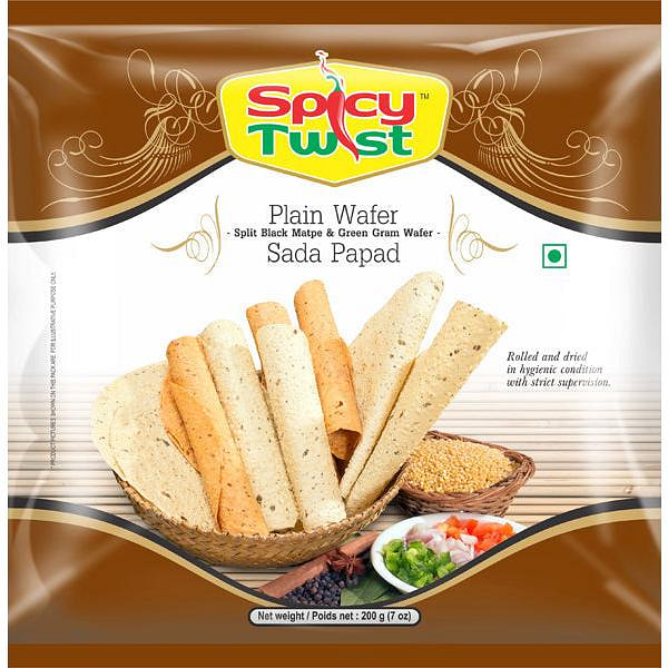 Sada / Plain Papad - 7 Oz. (200g)