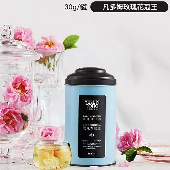 YU Xin TANG Rose Crown King Tea 30g*1 can 30 g