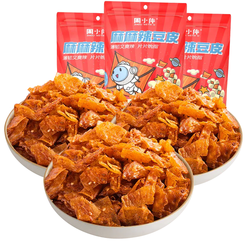Zhouhei duck Zhou Xiaoban Spicy Bean Skin 180 g