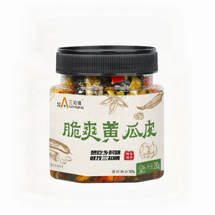 三知情黄瓜下饭菜280*1瓶 280 克