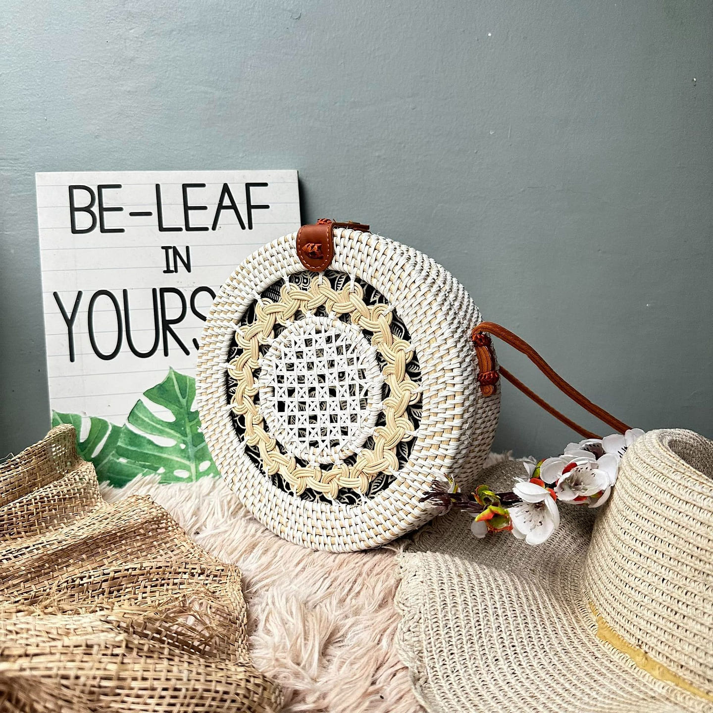 Rattan Bag White Style 54 33.99 each