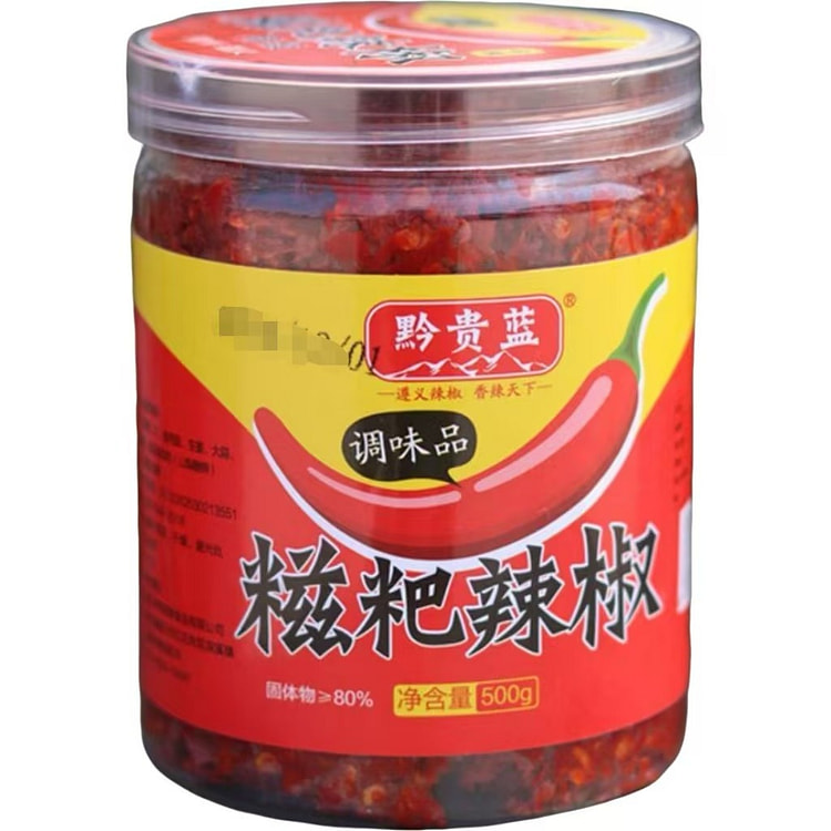 正宗贵州糍粑辣椒500g 1 瓶