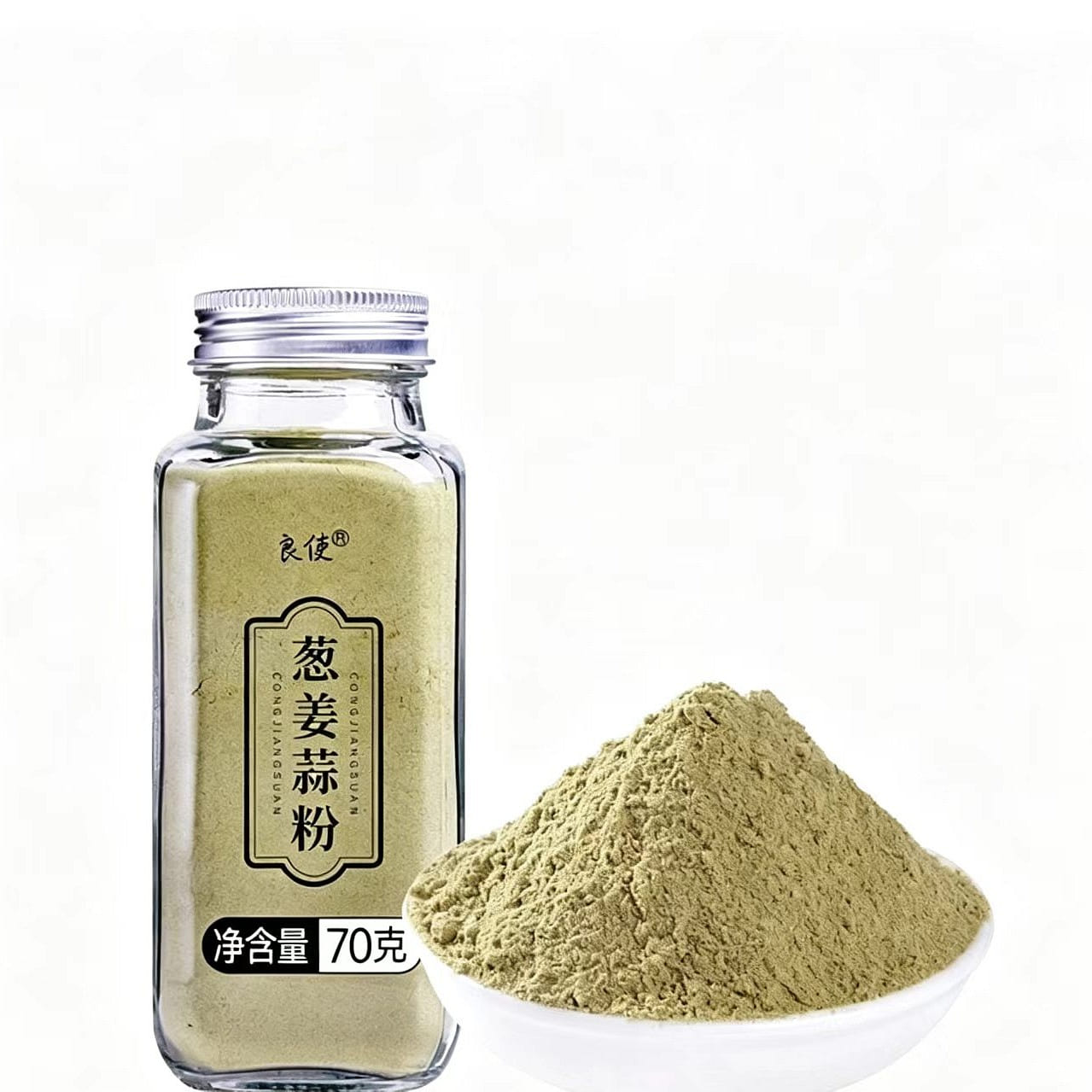Liangshi Ginger, Scallion & Garlic Powder 70g 1 bottle