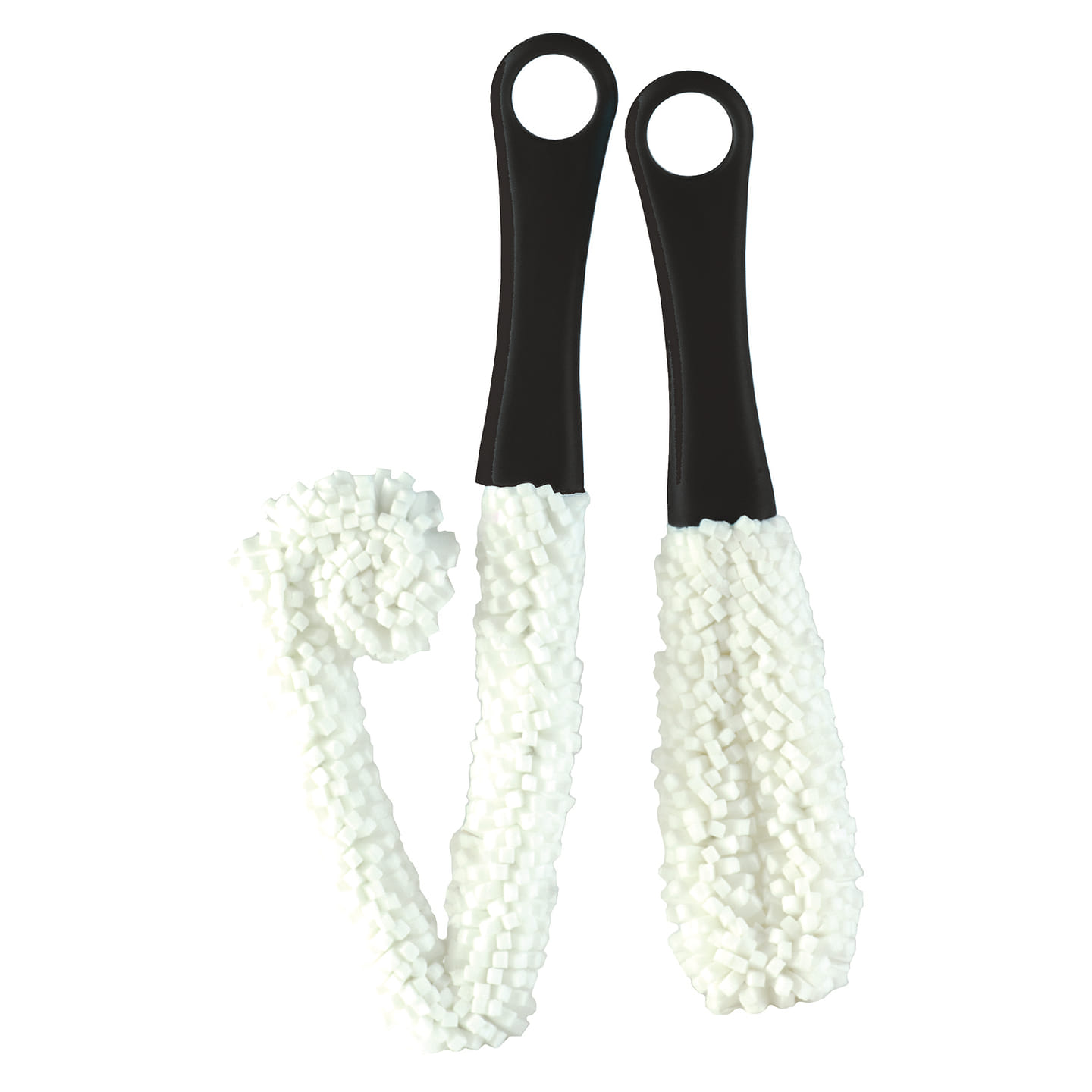 True Cleanse: reusable Glassware Brushes, Long Brush Design for Streak Free glassware, Wine glasses, Beer glasses, Bottle Brush, set of 2 2 count