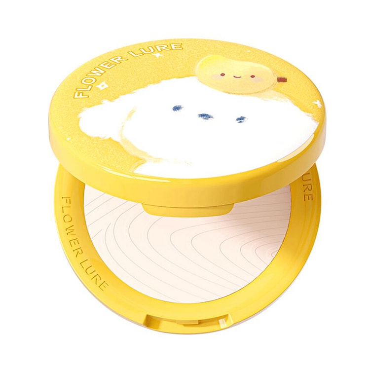 花间颂金果果粉饼 Y01象牙色 白皮自然肤色适用 7.2 克