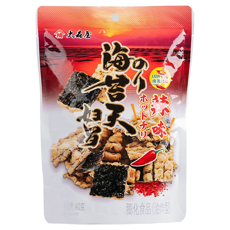 大森屋 海苔天妇罗 辣味 40g*3包 120 克