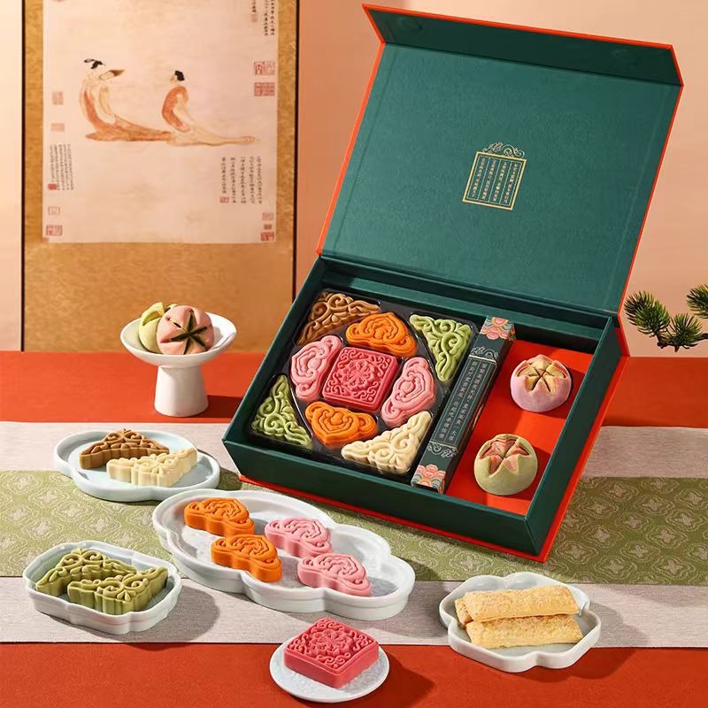taka　中国　古錫漢詩刻　四方盒子肉池　小箱　約193g　D　R8858 Huang Jia Shang Shi Ju Shang Shi Yi Pin gift box 500g*1 box - Weee!