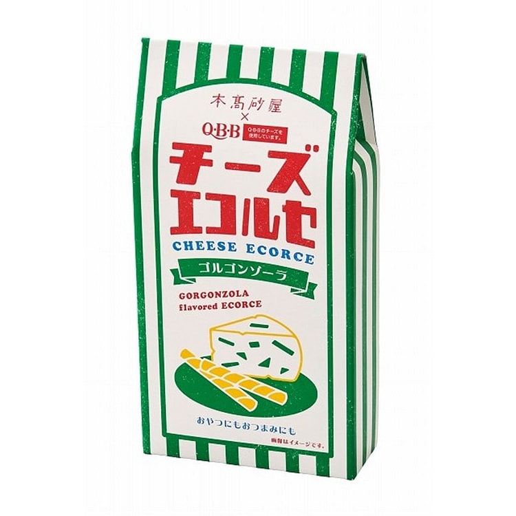 日本 本高砂屋×QBB戈贡佐拉奶酪蛋卷盒装8枚入 1 盒