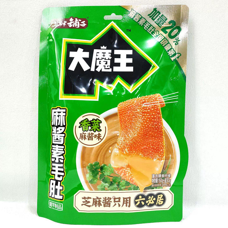 盐津铺子香菜麻酱素毛肚180g*1盒 180 克