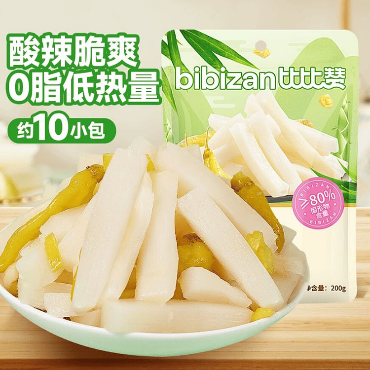 比比赞_泡椒脆笋200g*1袋0脂肪酸辣 200 克