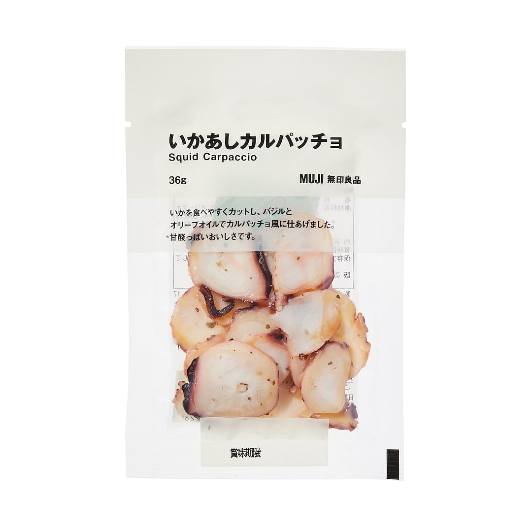 Muji Basil Squid Tentacle Chips 36g 1 each