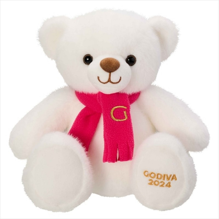 GODIVA 日本名店 高级巧克力 人气礼品 2024年圣诞限定 小熊玩偶巧克力 2枚入
