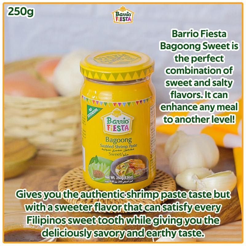 Get Barrio Fiesta Bagoong Sauteed Shrimp Paste Sweet Delivered
