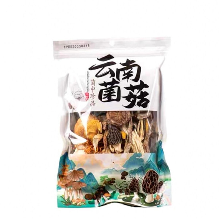 菌菇包 含羊肚菌杏鲍菇 虫草花茶树菇鹿茸菇