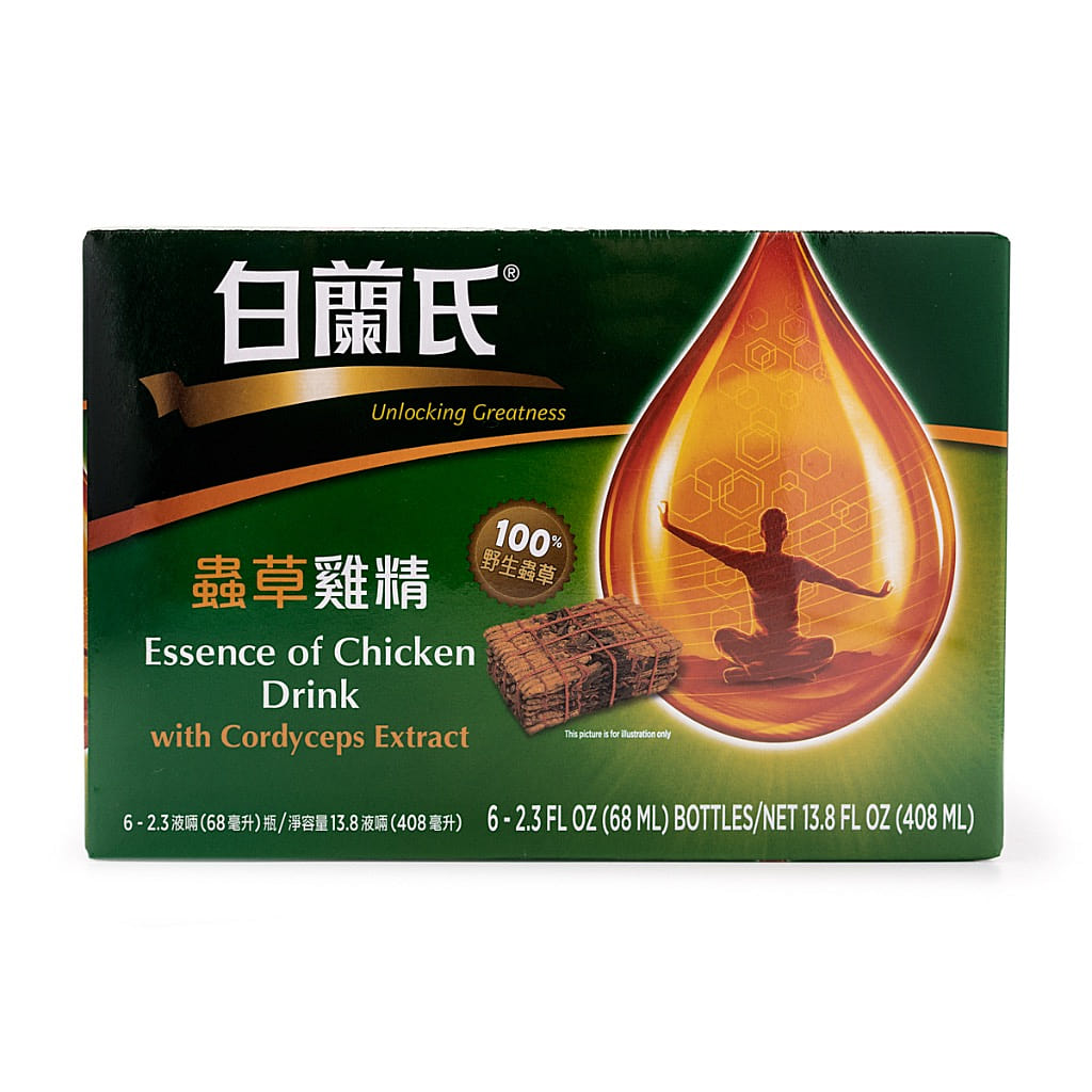 British Brand Essence of Chicken Drink with Cordyceps Extract 6pk 1 box