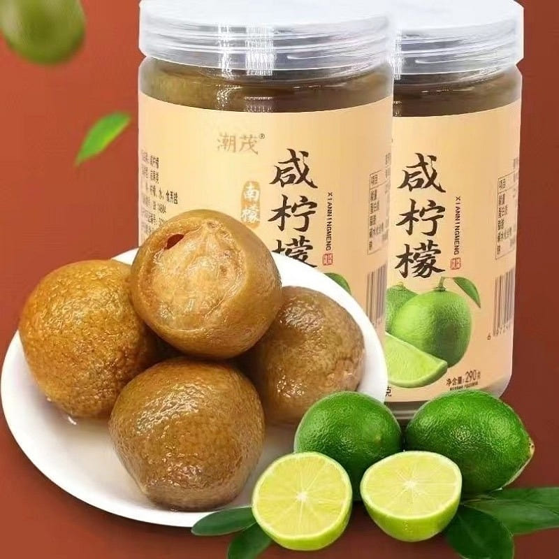 Pickled salty lemons relieve cough and soothe the 290 g