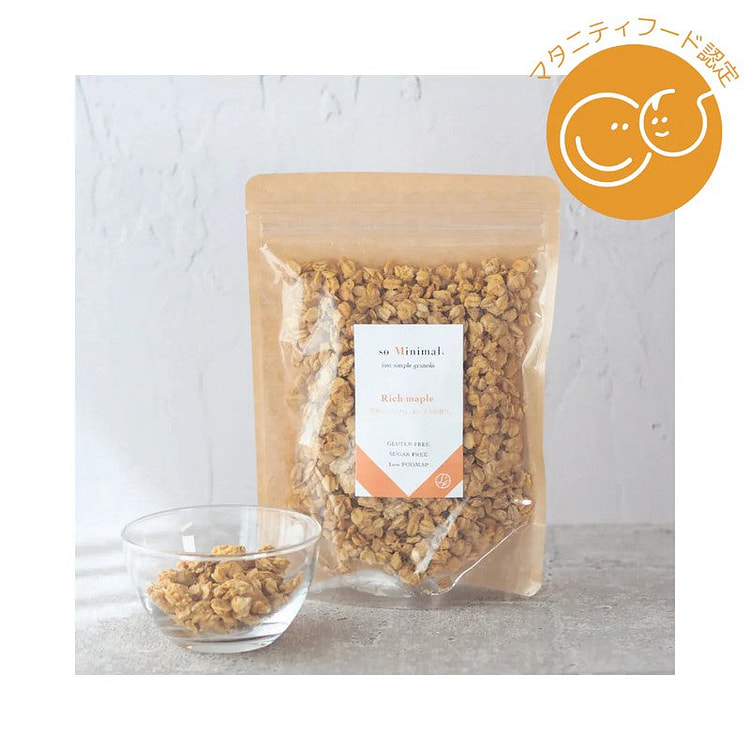 LOFOMA+ so Minimal. Granola Rich Maple 200g 1 each