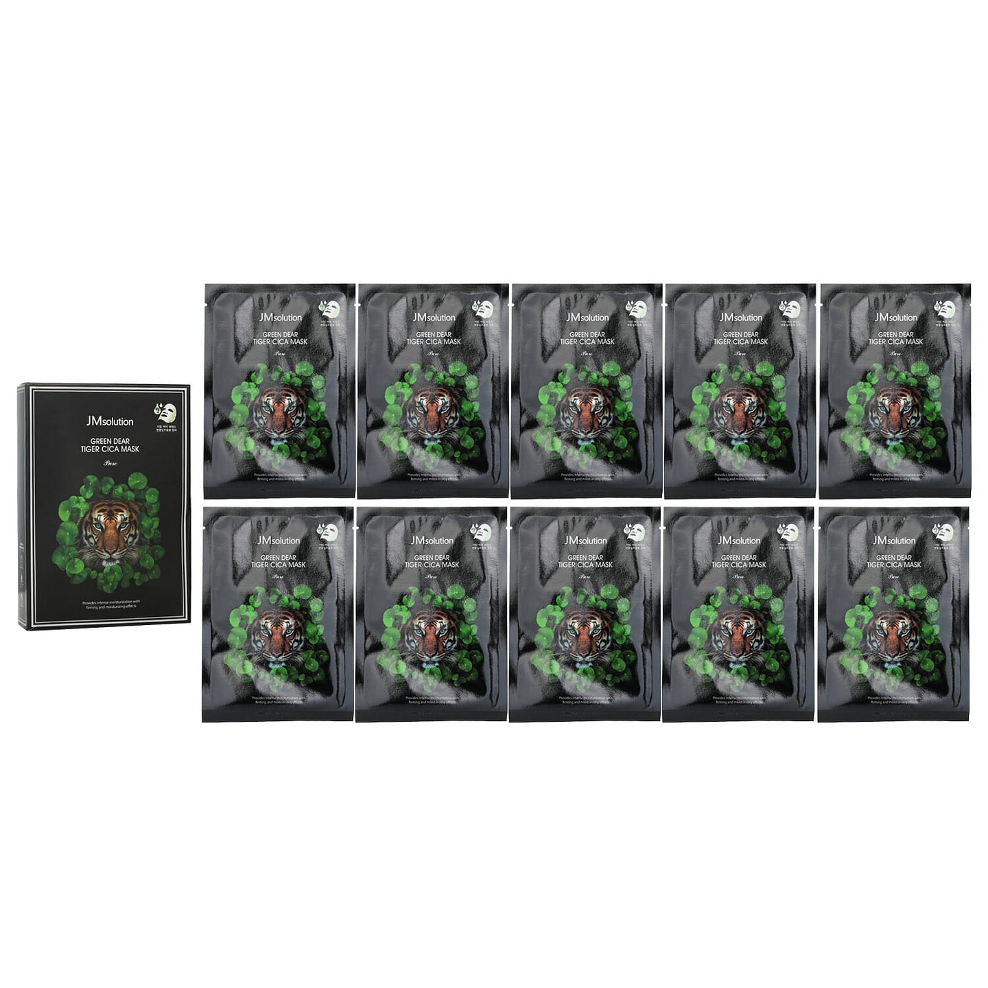 JM Solution Green Dear Tiger Cica Mask Pure 715324 10 ml