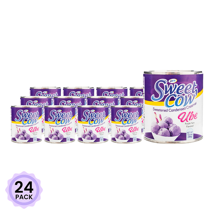 Kem Đặc Có Đường Vị Khoai Lang Tím Jans Sweet Cow 13.4 oz*24 pack