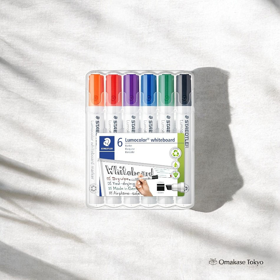 STAEDTLER Lumocolor Whiteboard Markers 6-Color Set 110 g