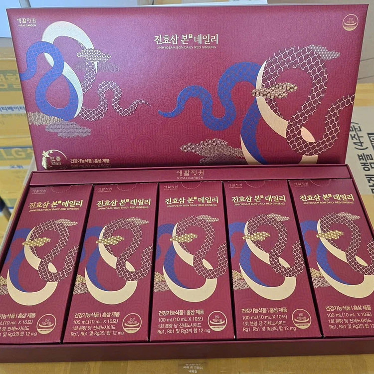 LG Life Garden Jin Hyo Sam Bon Daily 10ML X 50PCS