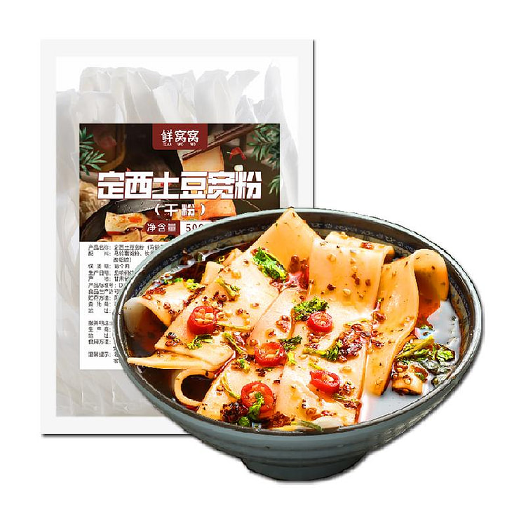 鲜窝窝土豆宽粉500g/袋
