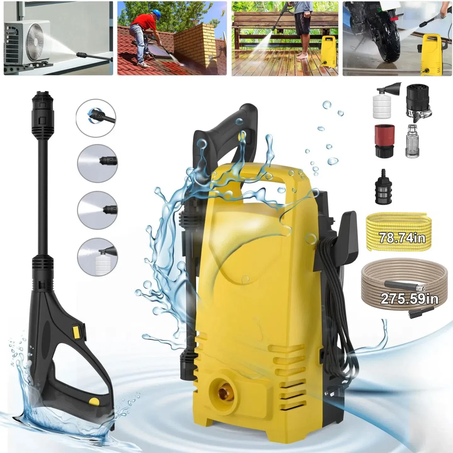 5000 PSI 2.8GPM High Pressure Power Washer Portabl 1 box