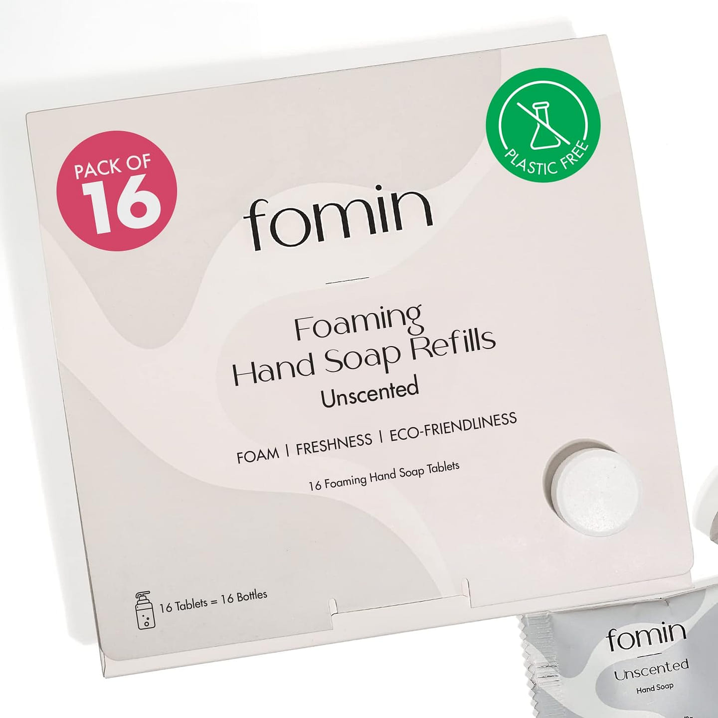 FOMIN Foaming Hand Soap Refills – Unscented – 16 Pack 128 fl.oz