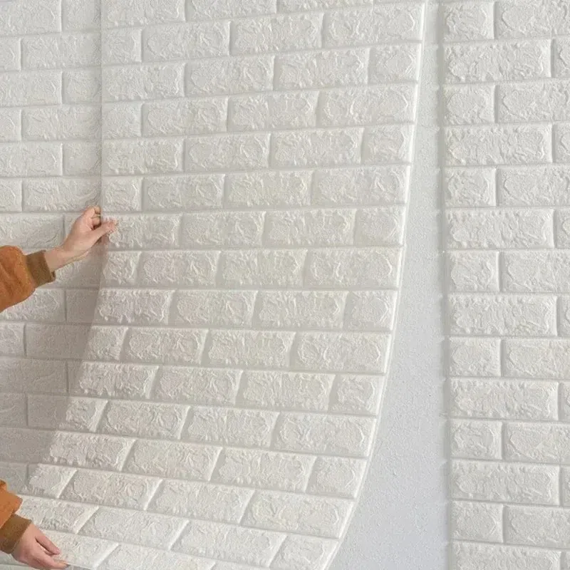 70cm*1m 3D Self-Adhesive Wallpaper Foam Waterproof 1 box