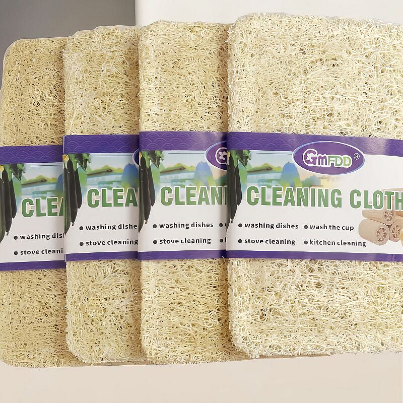Loofah kitchen cleaning tools 4pcs per bags 1 each