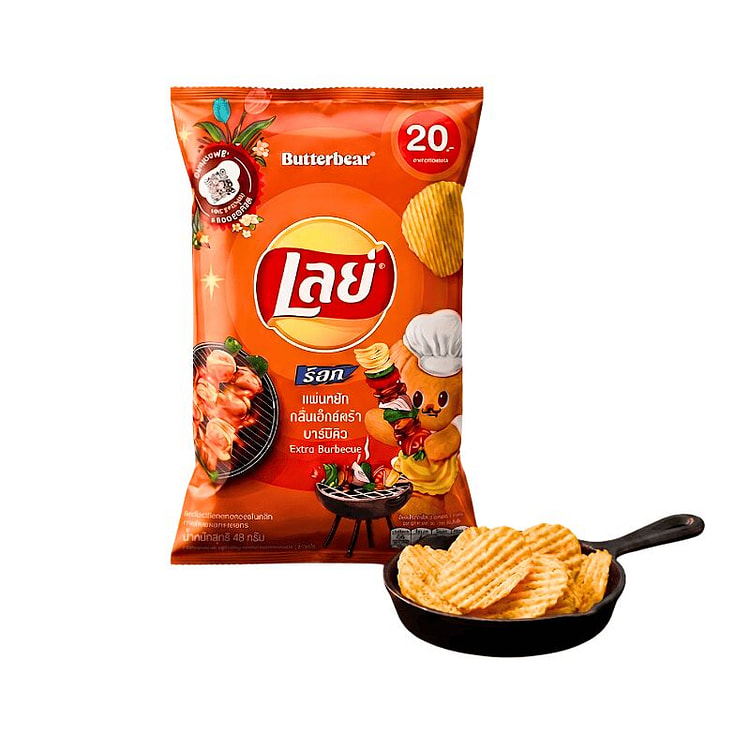 Lay's Extra Barbecue Potato Chips 48g 1 each