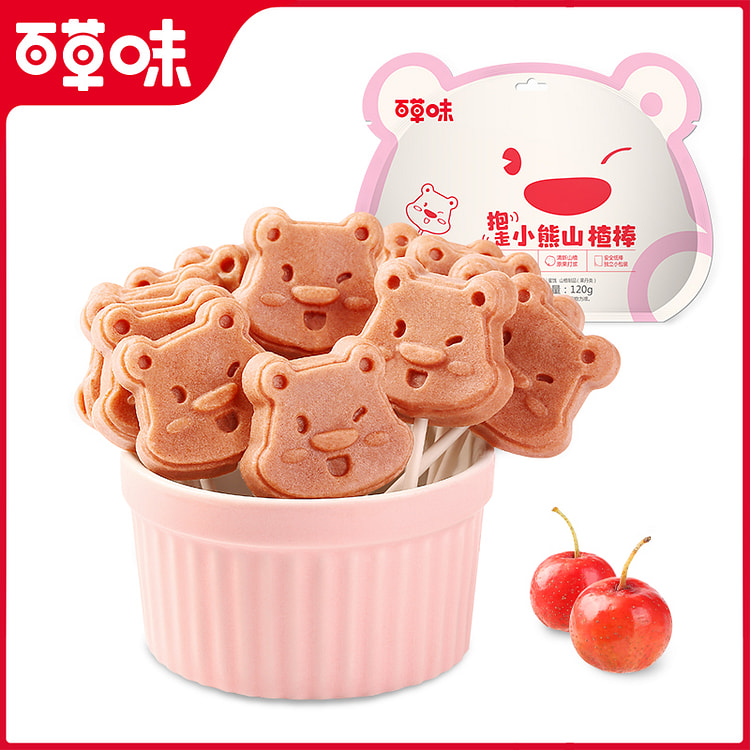 百草味小熊山楂棒 120g*3袋 360 克
