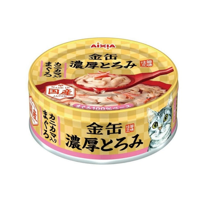 Aixia Tuna with Crab Stick Cat Food 70g 1 can