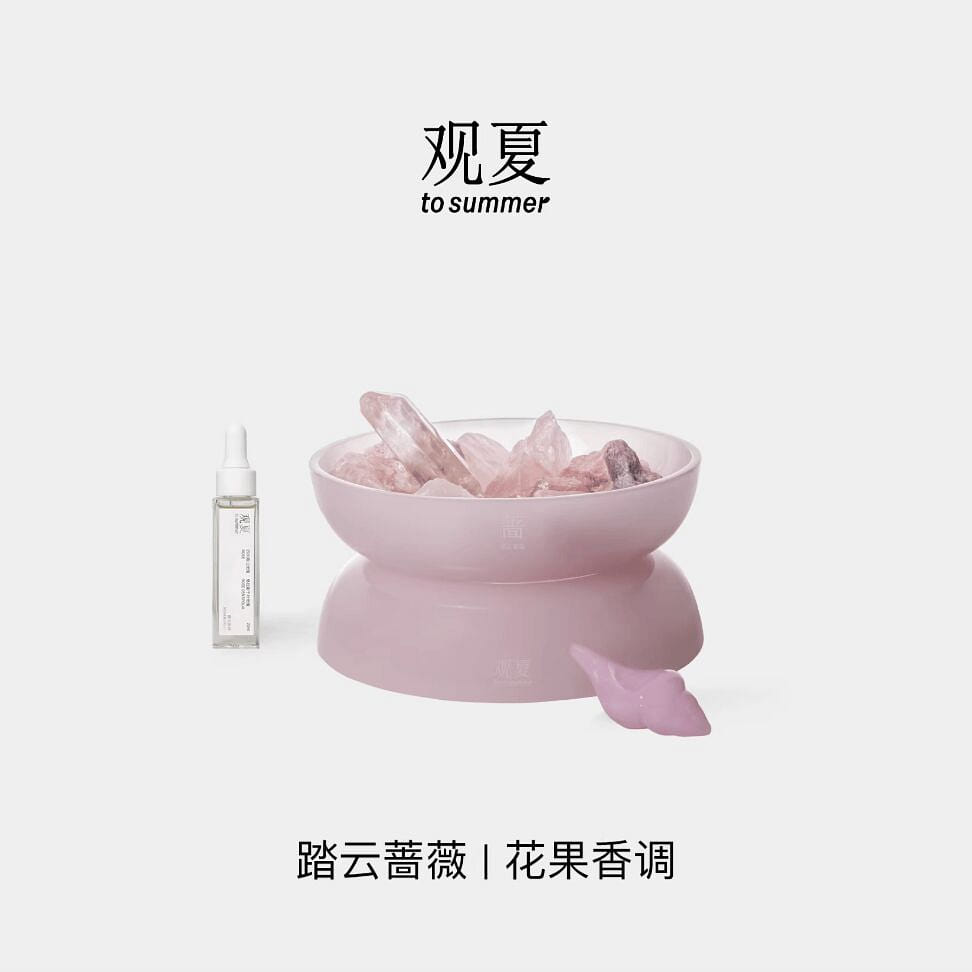 TO SUMMER Crystal Mood Aroma Rambler Rose 1 each