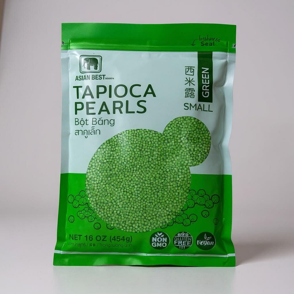 Asian Best Tapioca Pearls - Green 16 オンス