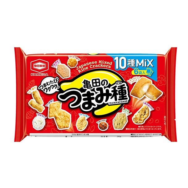 Kameda Assorted Rice Snacks 6pks 120g 1 each