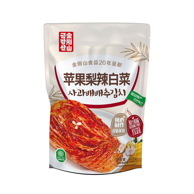 Jingangshan Apple Pear Spicy Cabbage 400g*1 bag