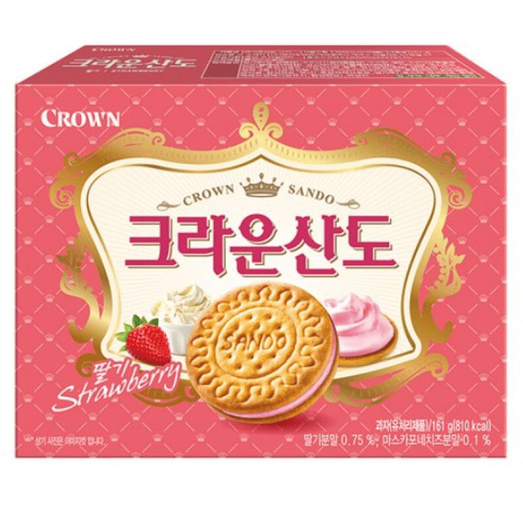 [Korea Direct] CROWN Sand Strawberry, 161g, 1 ea