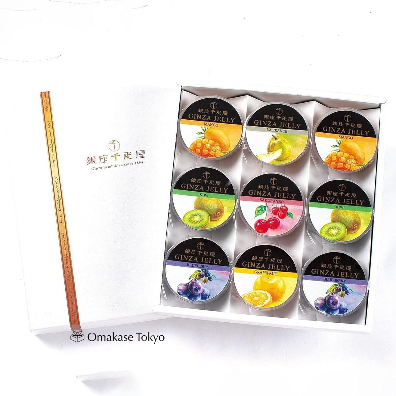 Ginza Sembikiya Fruit Ginza Jelly B (9 counts) 625 g